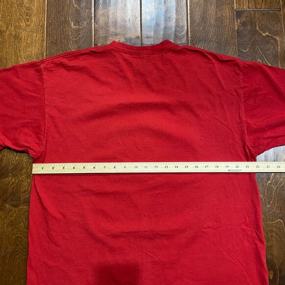 Jerzees Vintage Y2K Garfield Employee Of The Month Red T-Shirt Men's Size XL - Picture 6 of 7